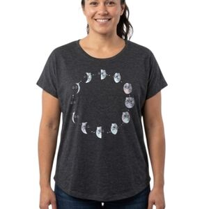 Choke Moon Phase Cat Shirt 2XL Tee